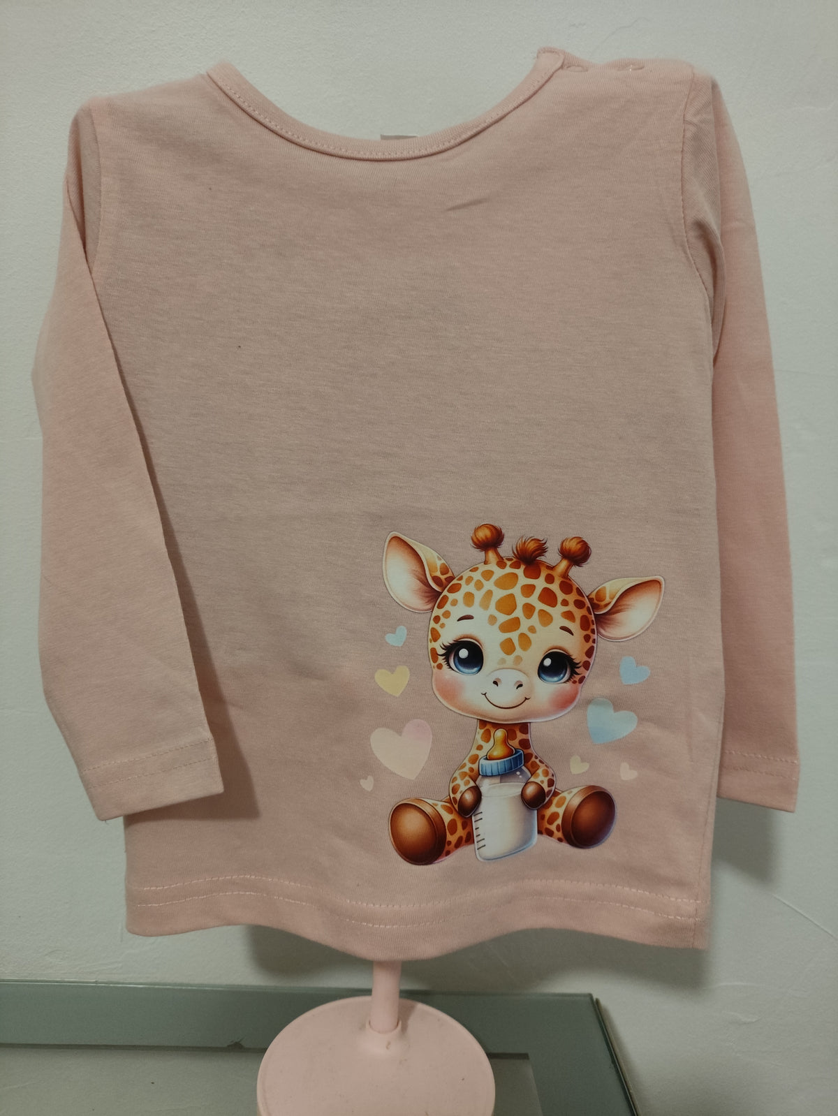 camiseta manga larga jirafa
