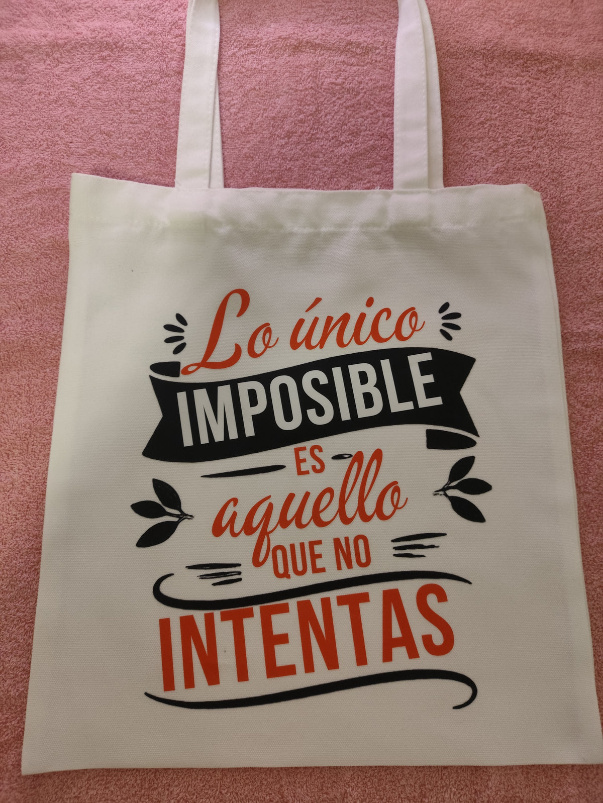 tote bag con frase