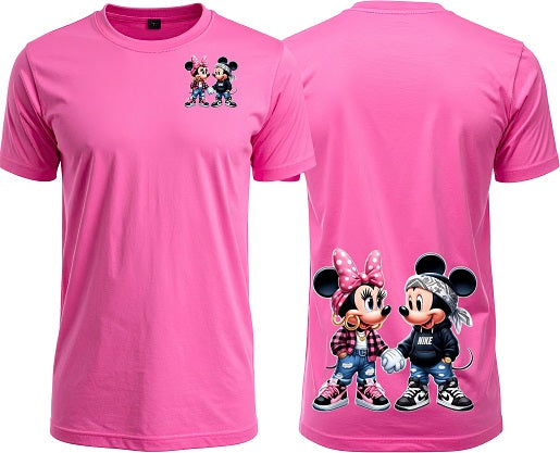 camiseta mickey y minnie